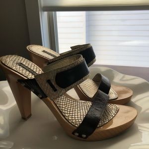 Studio Pollino Platform Slide Sandals